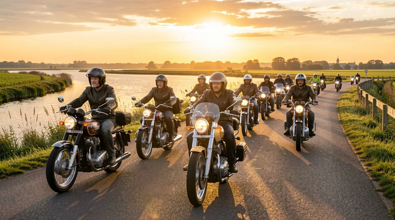 Gezamenlijke motorrit vertrekkend vanuit Utrecht