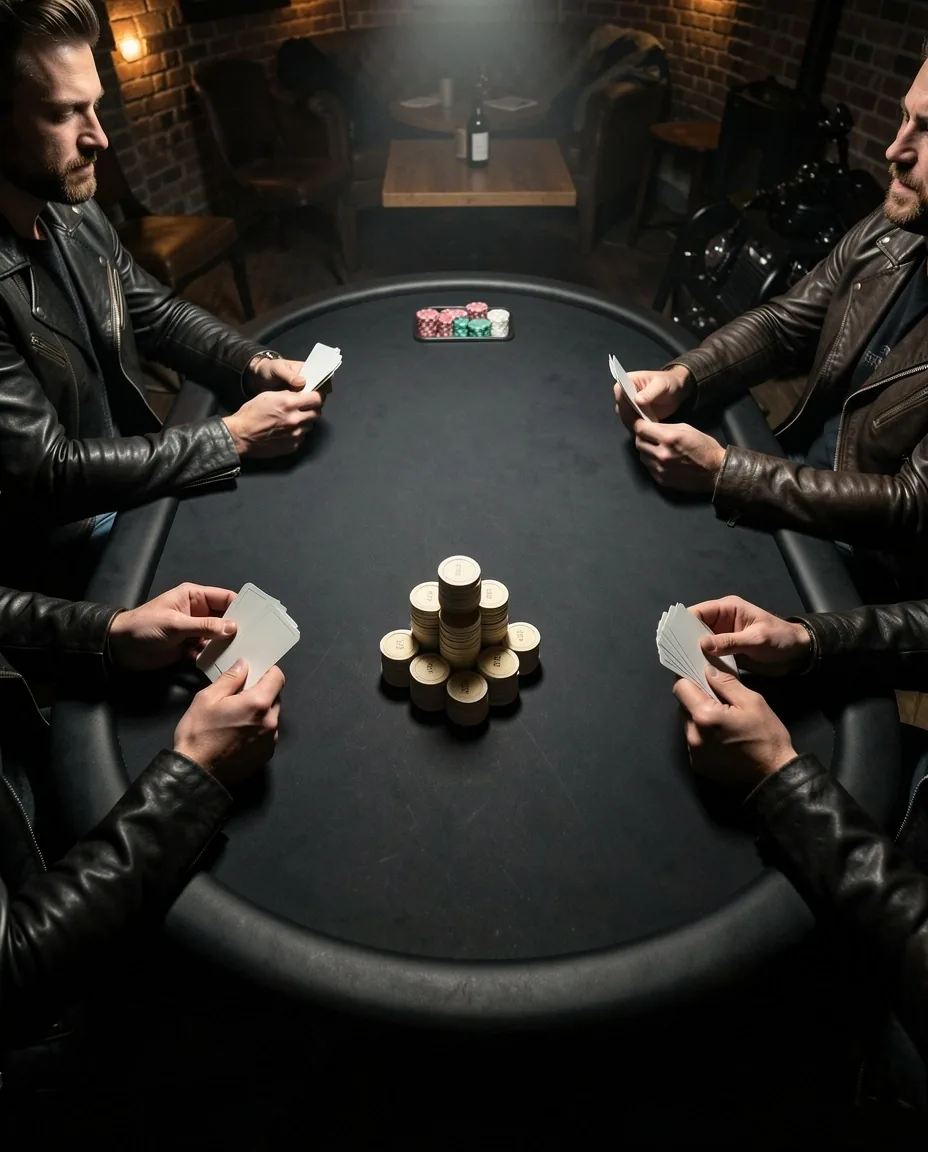 Pokertoernooi in de clublounge van Solvieras