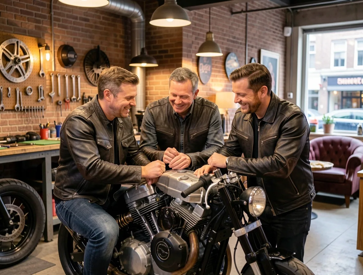 Leden van de Solvieras motor community in Utrecht